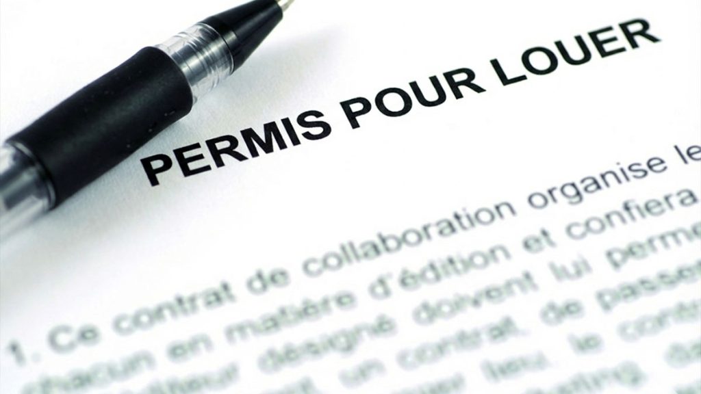 permis pour louer